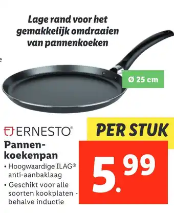 Lidl Ernesto pannenkoekenpan aanbieding