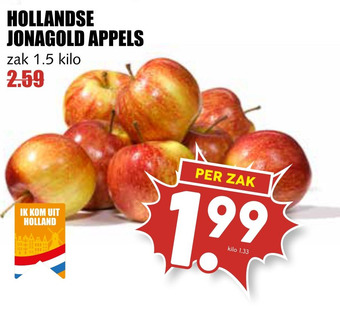 MCD Supermarkt Hollandse jonagold appels aanbieding