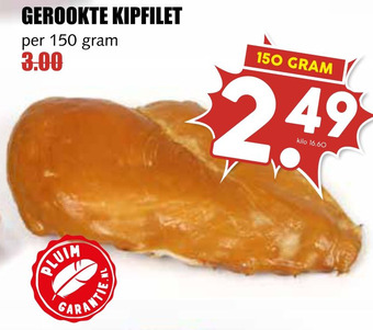 MCD Supermarkt Gerookte kipfilet aanbieding