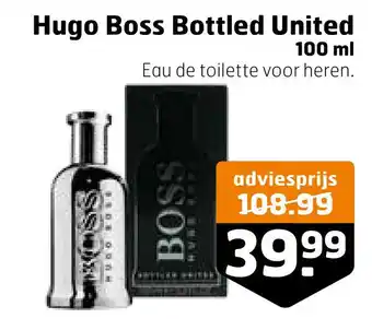 Trekpleister Hugo boss bottled united aanbieding