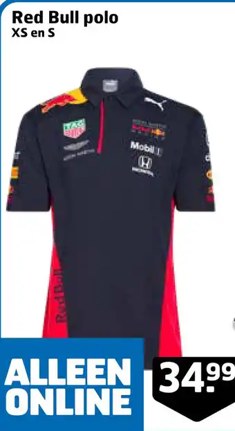 Trekpleister Red bull polo aanbieding