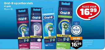 Trekpleister Oral-b opzetborstels aanbieding