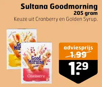 Trekpleister Sultana goodmorning aanbieding