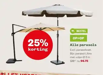 Welkoop Alle parasols aanbieding