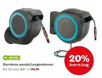 Welkoop Gardena wandslangenboxen aanbieding