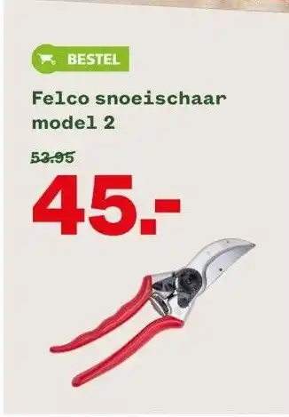 Welkoop Felco snoeischaar model 2 aanbieding