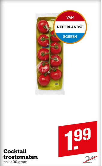 Coop Cocktail trostomaten aanbieding