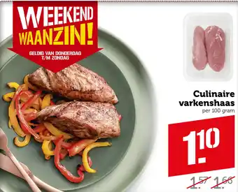 Coop Culinaire varkenshaas aanbieding