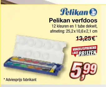 Kik Pelikan verfdoos aanbieding