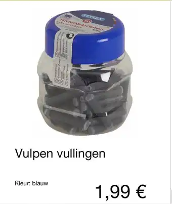 Kik Vulpen vullingen aanbieding