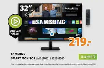 Expert Samsung smart monitor | m5 (2022) ls32bm500 aanbieding