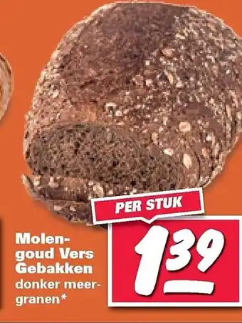 Nettorama Molengoud vers gebakken donker meergranen* aanbieding