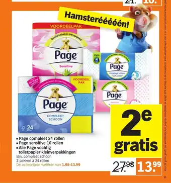 Albert Heijn Page compleet 2 pakken a 24 rollen aanbieding