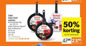 Albert Heijn Tefal Easy Chef pannen 24 cm aanbieding