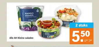 Albert Heijn Alle AH Kleine salades 2 stuks aanbieding