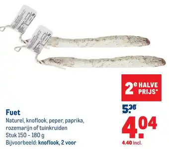 Makro Fuet aanbieding