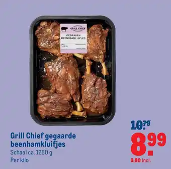 Makro Grill Chief gegaarde beenhamkluifjes aanbieding