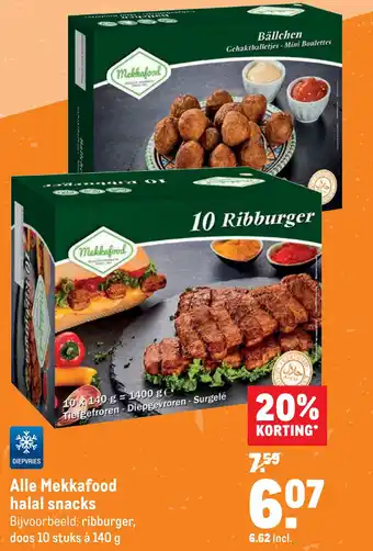 Makro Alle Mekkafood halal snacks aanbieding