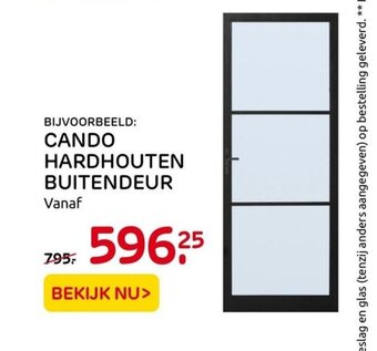 Praxis Cando Hardhouten Buitendeur aanbieding
