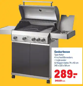 Makro Gasbarbecue aanbieding