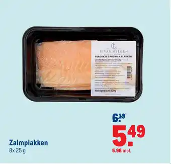 Makro Zalmplakken aanbieding