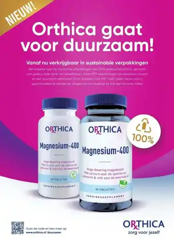 DA Orthica gaat voor duurzaam! aanbieding