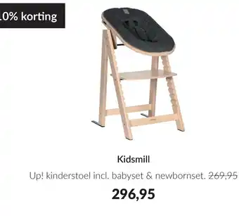 Babypark Kidsmill up! kinderstoel incl. babyset & newbornset aanbieding