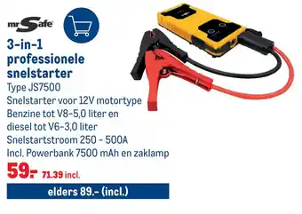 Makro 3-in-1 professionele snelstarter aanbieding