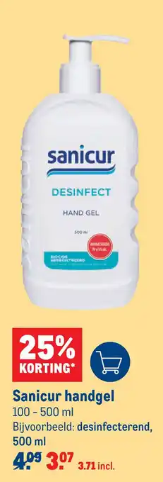 Makro Sanicur handgel aanbieding