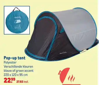 Makro Pop-up tent aanbieding