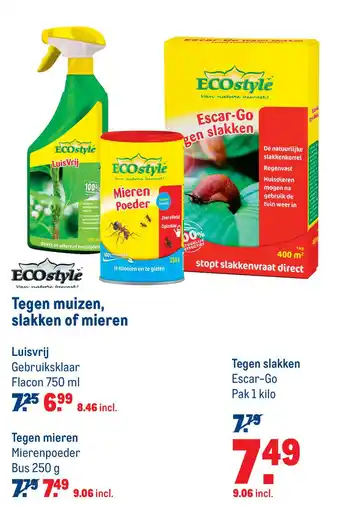 Makro Tegen muizen, slakken of mieren aanbieding