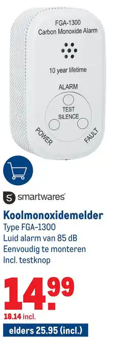 Makro Koolmonoxidemelder aanbieding