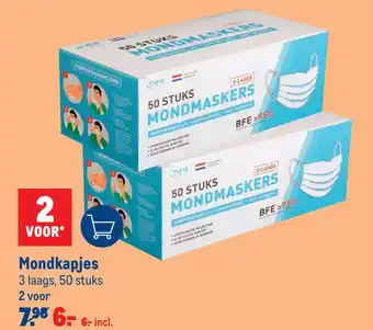 Makro Mondkapjes aanbieding