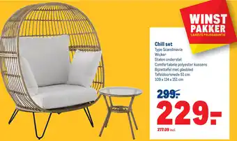 Makro Chill set aanbieding