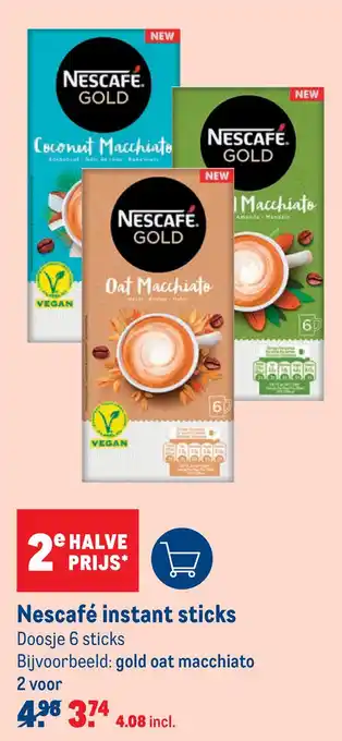 Makro Nescafé instant sticks aanbieding