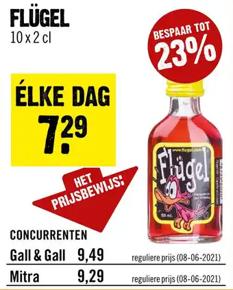 Dirck 3 Flugel 10-pack 10 x 2 cl aanbieding