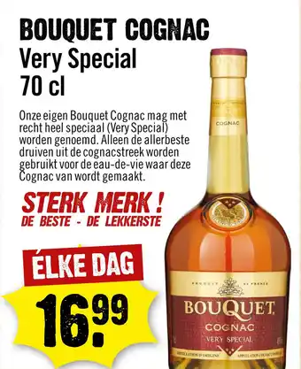 Dirck 3 Bouquet  Cognac 70 cl aanbieding