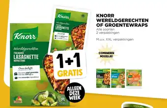 Jumbo Knorr wereldgerechten of groentewraps aanbieding