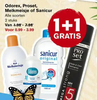 Hoogvliet Odorex, proset, melkmeisje of sanicur aanbieding