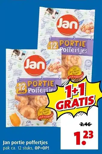 Boni Jan portie poffertjes aanbieding