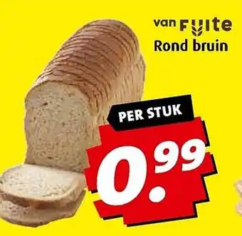 Boni Rond bruin aanbieding