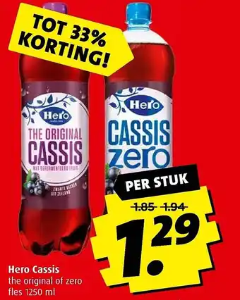 Boni Hero cassis aanbieding