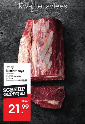Sligro Runderribeye aanbieding
