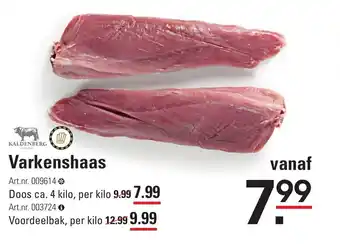 Sligro Varkenshaas aanbieding