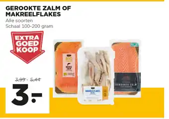 Jumbo Gerookte Zalm Of Makreelflakes 100-200 gram aanbieding