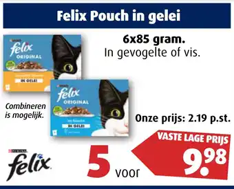 Huisdier Voordeelshop Felix pouch in gelei aanbieding