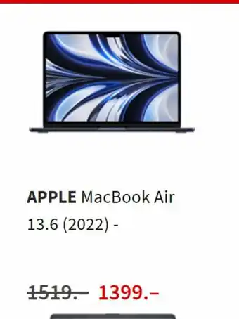 MediaMarkt Apple MacBook Air 13.6 (2022) aanbieding