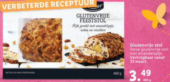 Lidl Delicieux Glutenvrije stol 460g aanbieding