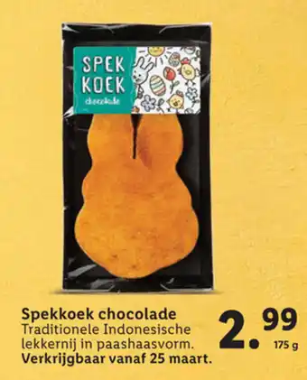 Lidl Spekkoek chocolade 175g aanbieding