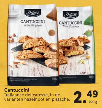 Lidl Delicieux Cantuccini 200g aanbieding